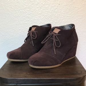 Toms Suede Booties.